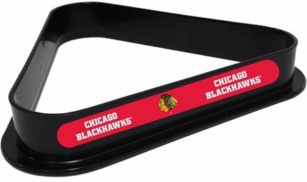 NHL CHICAGO BLACKHAWKS PLASTIC 8 BALL RACK 783-4102