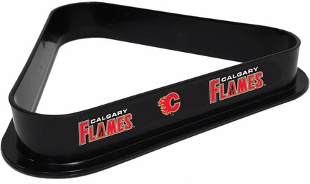 NHL CALGARY FLAMES PLASTIC 8 BALL RACK 783-4111