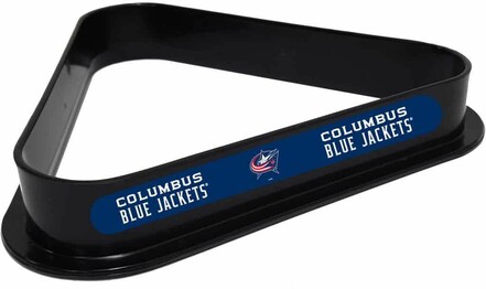NHL COLUMBUS BLUE JACKETS PLASTIC 8 BALL RACK 783-4119