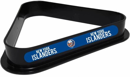 NHL NEW YORK ISLANDERS PLASTIC 8 BALL RACK 783-4126