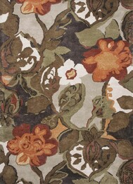 Jaipur Blue Petal Pusher Brown/Orange BL12