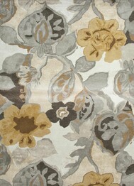 Jaipur Blue Petal Pusher Ivory/Yellow BL65