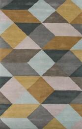 Jaipur En Casa By Luli Sanchez Tufted Ojo Yellow/Gray LST16