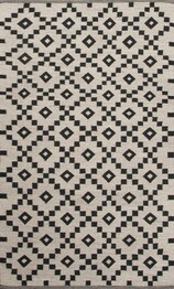 Jaipur Scandinavia Nordic Croix Ivory/Black SCN01