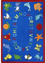 Joy Carpets Kid Essentials ABC Animals Blue