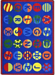 Joy Carpets Kid Essentials Alphabet Patterns Multi