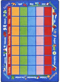 Joy Carpets Kid Essentials Celebrations Calendar Multi