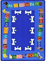 Joy Carpets Kid Essentials Doggone Good Alphabet Multi