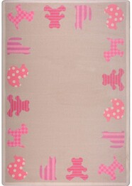 Joy Carpets Kid Essentials Frisky Friends Pink