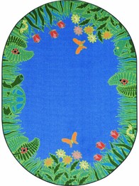 Joy Carpets Kid Essentials Merry Meadows Blue