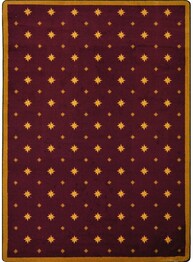 Joy Carpets Any Day Matinee Walk of Fame Burgundy