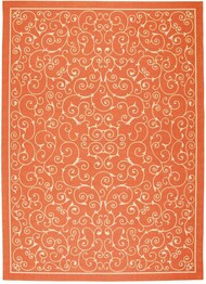 Nourison Home and Garden RS019 Orange