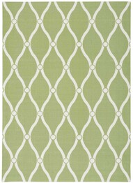 Nourison Home and Garden RS089 Green