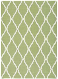 Nourison Home and Garden RS089 Green