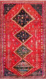 Pasargad Vintage Shiraz 000411 Red