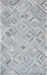 Safavieh Abstract ABT642F Grey and Turquoise