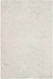 Safavieh Abstract ABT763J Ivory and Light Blue