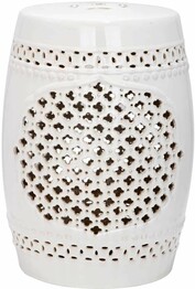 ADLEY QUATREFOIL GARDEN STOOL