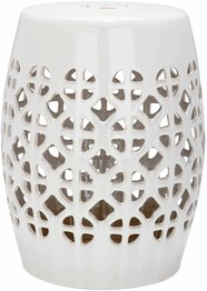 CIRCLE LATTICE GARDEN STOOL