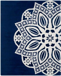 Safavieh Allure ALR122A Navy and Ivory
