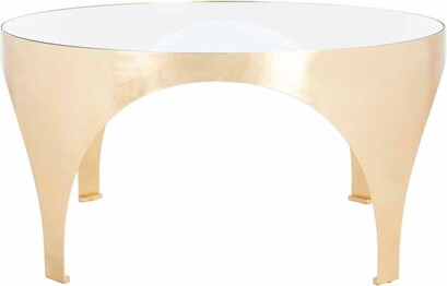 LILLIA GOLD LEAF COFFEE TABLE