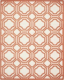 Safavieh Amherst AMT411F Ivory and Orange