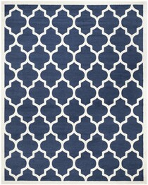 Safavieh Amherst AMT420P Navy and Beige