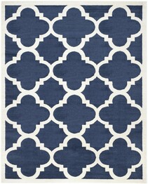 Safavieh Amherst AMT423P Navy and Beige