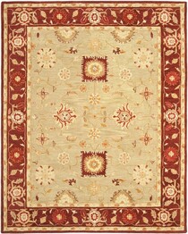 Safavieh Anatolia AN556A Sage and Burgundy