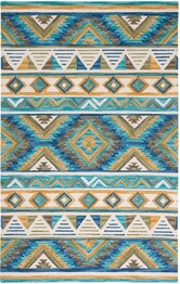 Safavieh Aspen APN352M Blue and Yellow