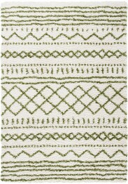 Safavieh Arizona Shag ASG741Y Ivory and Green