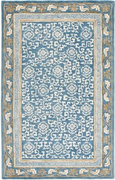 Safavieh Antiquity AT860M Blue and Ivory