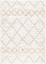 Safavieh Berber Shag BER572A Ivory and Beige