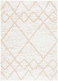 Safavieh Berber Shag BER574A Ivory and Beige
