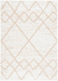 Safavieh Berber Shag BER574A Ivory and Beige