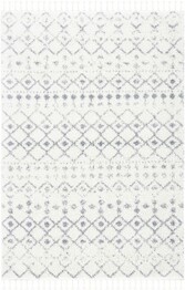 Safavieh Berber Fringe Shag BFG516J Ivory and Grey