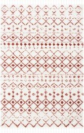 Safavieh Berber Fringe Shag BFG516P Ivory and Rust