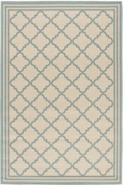 Safavieh Beach House BHS121L Cream and Aqua