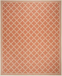 Safavieh Beach House BHS121P Rust and Creme