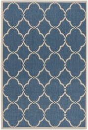 Safavieh Beach House BHS125M Blue and Creme
