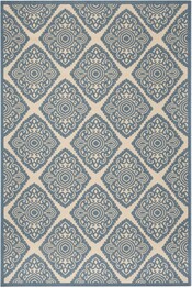 Safavieh Beach House BHS132N Cream and Blue