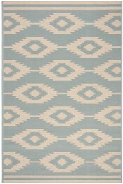 Safavieh Beach House BHS171L Cream and Aqua