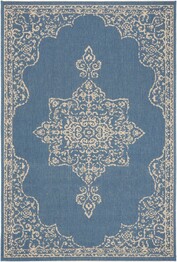 Safavieh Beach House BHS180N Cream and Blue