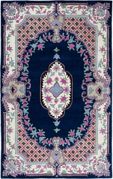 Safavieh Bellagio BLG535N Navy and Ivory