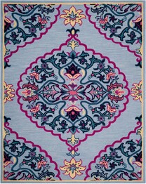 Safavieh Bellagio BLG605G Blue and Multi