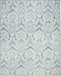 Safavieh Blossom BLM106M Blue and Ivory