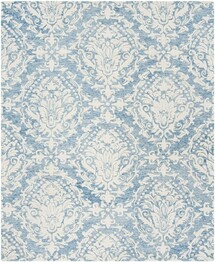 Safavieh Blossom BLM107B Blue and Ivory