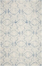 Safavieh Blossom BLM112M Blue and Ivory