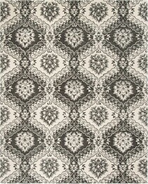 Safavieh Blossom BLM601H Charcoal and Ivory