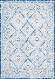 Safavieh Brentwood BNT876M Blue and Ivory